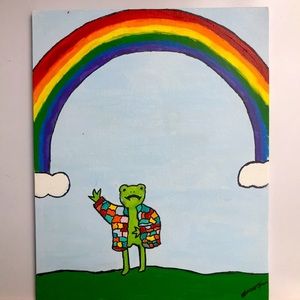 8x10 Canvas Painting. Handmade 2021